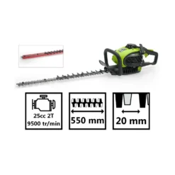 Taille Haies Thermique 25cc -moteur 2t - Démarrage Facile -Jardin Luxueux Pas Cher Magasin 1463a9276236fce6