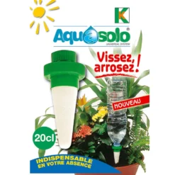Cône D'Arrosage D'absence : 30 à 40 Cm 20 Cl - M, Vert - Pack 3+1 -Jardin Luxueux Pas Cher Magasin 177131 002