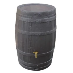 Garantia Récupérateur D'eau "Tonneau Vino" Brun : L65xl65xH93cm - 250L