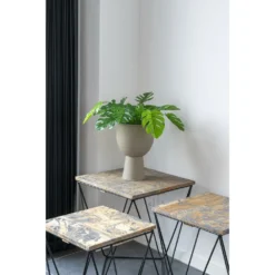 Amalfi Flowerpot Pot De Fleurs En Gris Beige -Jardin Luxueux Pas Cher Magasin 5bd3a9baaf27fb1d