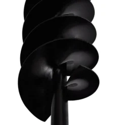 VIDAXL Tarière De Sol Avec Mèche De Tarière Spirales 120 Mm Acier Noir -Jardin Luxueux Pas Cher Magasin 630d1e9c672027.19733293