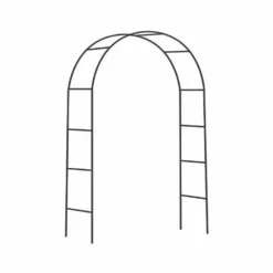 Arche Déco En Fer Noir Atea Gardman - Structure De Soutien Pour Plantes Grimpant