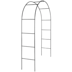 Arche Déco En Fer Noir Atea Gardman - Structure De Soutien Pour Plantes Grimpant -Jardin Luxueux Pas Cher Magasin 6347276db4bc44.68152577