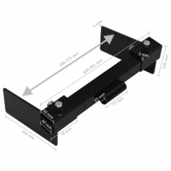 VIDAXL Adaptateur De Chasse-neige Pour Tondeuse à Gazon Noir -Jardin Luxueux Pas Cher Magasin 63472e591e67d1.63232480