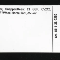 Courroie Trapézoïdale X-grip De Type 3l-0250 -Jardin Luxueux Pas Cher Magasin 642483c363cc18.19670048