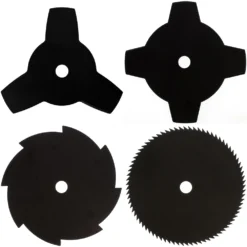 Lot De 4 Lames Pour Débroussailleuse Et Multifonction 4 En 1