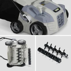Voltr - Scarificateur électrique Gazon 1800w - Outil 2en1 Aérateur Et Démousseur Pelouse. 2 Rouleaux : Couteaux Et Griffes. -Jardin Luxueux Pas Cher Magasin 6446dccb829c87.06955257