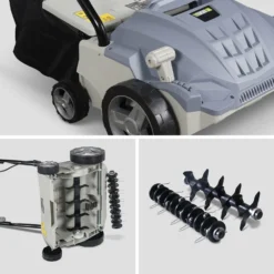 Voltr - Scarificateur électrique Gazon 1500w - Outil 2en1 Aérateur Et Démousseur Pelouse. 2 Rouleaux : Couteaux Et Griffe. -Jardin Luxueux Pas Cher Magasin 6446dccd47c548.51461151