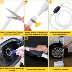 Pompe à Siphon - Pompe Manuelle Pour L'essence, L'huile, L'eau -Jardin Luxueux Pas Cher Magasin 644be766a41f69.87600895