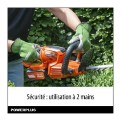 Taille-haies A Batterie 40v Dual Power Powdpgset44 - Lame 670 Mm, écartement 22 Mm - Batterie 40v 2,5ah Et Chargeur Inclus -Jardin Luxueux Pas Cher Magasin 645b90f1c8eef0.11212309