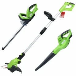 VIDAXL Tondeuse à Gazon Sans Fil Et Jeu D'outils électriques De Jardin -Jardin Luxueux Pas Cher Magasin 645ce73780b980.73585875