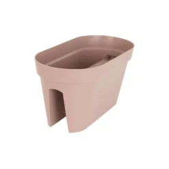 Jardiniere Pour Balcon Capri - 30 X 60 X H 30 Cm - 26,8 L - Gris Taupe