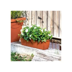 Jardiniere Day R Cotto - Coloris Terre Rouge - 50cm