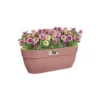 Elho - Pot De Fleurs - Vibia Campana Easy Hanger Large - Rose Poussiere - Balcon Extérieur - L 24.1 X W 46 X H 26.5 Cm