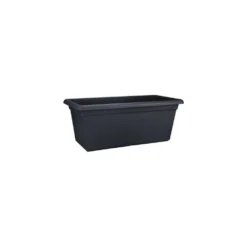 Elho Jardiniere Green Basics 60 - Vivre Noir - Extérieur - Xxl - L 29,5 X W 59,2 X H 27,7 Cm