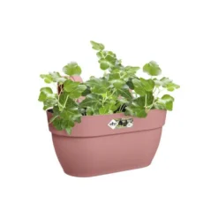 Elho - Pot De Fleurs - Vibia Campana Easy Hanger Medium - Rose Poussiere - Balcon Extérieur - L 24.1 X W 36 X H 26.5 Cm -Jardin Luxueux Pas Cher Magasin 645cf572999d46.25779038