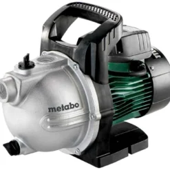 Metabo Pompe De Jardin P 4000 G - 1100w - Débit Max. 4000 L/h - Hauteur D'aspiration Max. 8 M