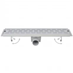 VIDAXL Drain De Douche Linéaire 2 Pcs 530 X 140 Mm Acier Inoxydable -Jardin Luxueux Pas Cher Magasin 645d59cf145fd6.08622061