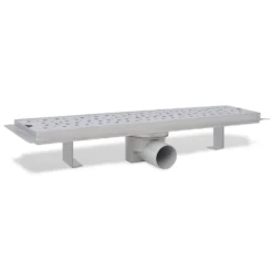 VIDAXL Drain De Douche Linéaire 2 Pcs 530 X 140 Mm Acier Inoxydable -Jardin Luxueux Pas Cher Magasin 645d59cf2e28c5.27666906