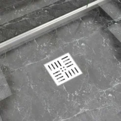 VIDAXL Drain De Douche 15x15 Cm Acier Inoxydable -Jardin Luxueux Pas Cher Magasin 645d59f37dc792.24381417