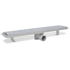 VIDAXL Drain De Douche Linéaire 630 X 140 Mm Acier Inoxydable -Jardin Luxueux Pas Cher Magasin 645d59f46935c9.69804007