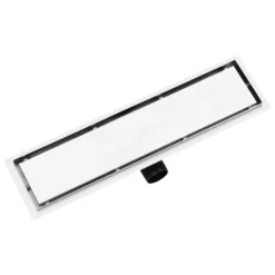 VIDAXL Drain De Douche Avec Couvercle 2 En 1 53x14 Cm Acier Inoxydable -Jardin Luxueux Pas Cher Magasin 645d59f569c823.83729093