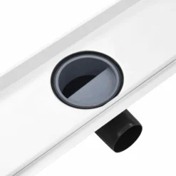 VIDAXL Drain De Douche Avec Couvercle 2 En 1 83x14 Cm Acier Inoxydable -Jardin Luxueux Pas Cher Magasin 645d59f66efae7.47813063