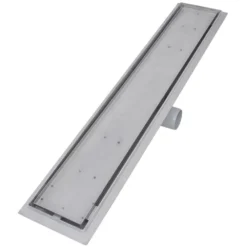 VIDAXL Drain De Douche Linéaire 2 Pcs 730 X 140 Mm Acier Inoxydable -Jardin Luxueux Pas Cher Magasin 645d59f895a325.67269375