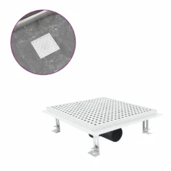 VIDAXL Drain De Douche 28x28 Cm Acier Inoxydable