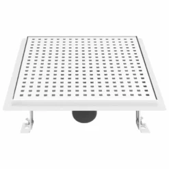 VIDAXL Drain De Douche 28x28 Cm Acier Inoxydable -Jardin Luxueux Pas Cher Magasin 645d59fd34bde0.40872057