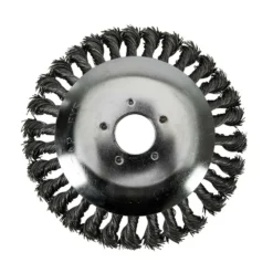 Brosse Acier ø 150mm Desherbage Démoussage Pour Débroussailleuse Alésage 25.4 Mm Vito