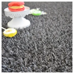 Gazon Synthétique Arty - Couleur Gris Foncé - 20mm - 1m X 4m -Jardin Luxueux Pas Cher Magasin 64627733d54c91.71216423