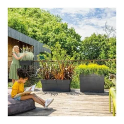 Muret Haut Like R - Hauteur 78 Cm - Anthracite - -Jardin Luxueux Pas Cher Magasin 64651e8c74a621.47435198