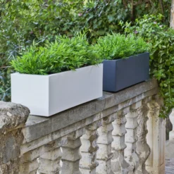 Jardinière Jara 100x35x32cm - Taupe -Jardin Luxueux Pas Cher Magasin 6470a365d9ac34.48546410