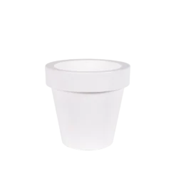 Pot De Fleurs Magnolia 120 ø120x114cm - Blanc