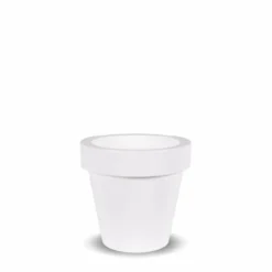 Pot De Fleurs Magnolia 160 ø160x152cm - Blanc