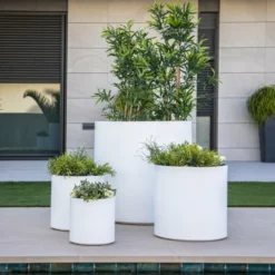 Pot De Fleurs Hortensia 80 ø80x80cm - Blanc -Jardin Luxueux Pas Cher Magasin 6470a38e73d049.84398932