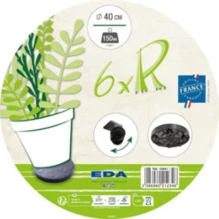 Eda Support A 6 Roulettes ø40cm - Ardoise -Jardin Luxueux Pas Cher Magasin 64763e20dad975.84705416