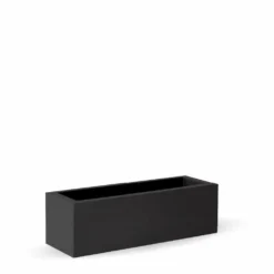 Jardinière Jara 100x35x32cm - Noir