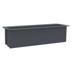 VIDAXL Boîtes à Fleurs Pour Palettes Euro 12 Pcs Gris 36x13,5x9,5cm Pp -Jardin Luxueux Pas Cher Magasin 6479895a700d17.70465996