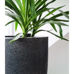 Pot à Fleurs Waste Smooth 35x34 Cm Gris -Jardin Luxueux Pas Cher Magasin 6479895f44d2d5.22310127