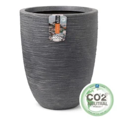 Pot à Fleurs Waste Rib 46x58 Cm Gris -Jardin Luxueux Pas Cher Magasin 64798960139ed5.68669723