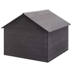 VIDAXL Garage Pour Tondeuse à Gazon Gris 80x80x70 Cm Wpc -Jardin Luxueux Pas Cher Magasin 6479899cd3ccf3.55698697