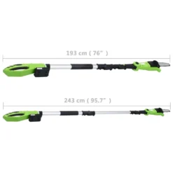 VIDAXL Scie à Perche Sans Fil Avec Bloc-piles 20v 1500 Mah Li-ion -Jardin Luxueux Pas Cher Magasin 647989a152e792.83086548