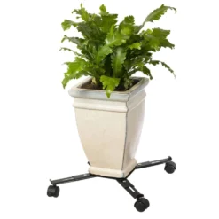 Nature Support Roulant Réglable Pour Plantes 4 Bras Métal Noir -Jardin Luxueux Pas Cher Magasin 64798cbe858ac2.65341330