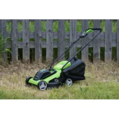 Tondeuse Greenworks 24v - Coupe De 33cm - 1 Batterie 2.0 Ah - 1 Micro-chargeur - G24lm33k2 -Jardin Luxueux Pas Cher Magasin 647d2d2555f7d4.44458430