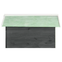 VIDAXL Garage De Tondeuse à Gazon 72x87x50 Cm Gris Et Blanc Sapin -Jardin Luxueux Pas Cher Magasin 6480d34d85a184.12916074