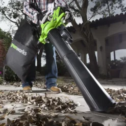 Greenworks Aspirateur De Pelouse à Main 40 V Vert -Jardin Luxueux Pas Cher Magasin 6480d34fde14a0.88378429