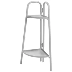 Progarden Étagère à Fleurs 26x26x70 Cm Gris Mat