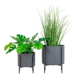 Pots De Fleurs Pavia 2 Pots De Fleurs En Gris -Jardin Luxueux Pas Cher Magasin 6d087c688e01c3d2